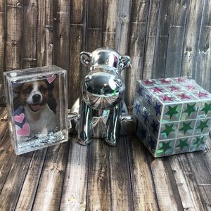 Gift 🎁 Set of 3 Picture Rubics Cube Hippo Bank